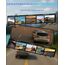 Carplay Display, 10.26" Apple Carplay, Android Auto Display mit 1080P HD Rückfahrkamera & Frontkamera, GPS-Navigation, Premium-Sound, Sprachsteuerung, Zigarettenanzünder mit Zwei Anschlüssen, FM, AUX