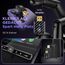 MSXTTLY CarPlay Wireless Adapter, Android Auto Adapter U2AC-01, Wandelt Ihr Wired in Wireless mit Car Play/AndroidAuto um, Kompatibel mit iPhone 17 16-5 Pro MAX und Android 11+, USB-C/A Schwarz