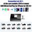 Mini Wireless CarPlay Adapter for Apple, 2025 Upgrade CarPlay Dongle Konvertiert Kabelgebunden zu Kabellos for iPhone, USB C/A Plug and Playfür only für iOS 10+