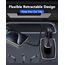 Aimtel 4 in 1 Zigarettenanzünder USB C 69W Auto Ladegerät, Kfz Ladegerät für Camping Wohnmobil Ladegerät Auto, Car Charger mit Einziehbarem Kabel,12V/24V USB Adapter Auto Kompatibel mit iPhone/Samsung