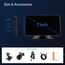 Haudio Carplay Display,für Wireless Carplay und Android Auto,HD Touchscreen Tragbarer CarPlay Bildschirm mit 1080P Rückfahrkamera|IPS Touchscreen|Bluetooth|Mirror Link|FM|AUX (7 Zoll)