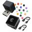 Mini Wireless CarPlay Adapter for Apple, 2026 Upgrade CarPlay Dongle Konvertiert Kabelgebunden zu Kabellos for iPhone, USB C/A Plug and Playfür only für iOS 10+