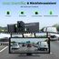 LAMTTO Wireless CarPlay Android Auto Display 10,25 Zoll In-Cell Touchscreen Car Play mit Dashcam 2.5K+1080P Sprachsteuerung Karten Navigation Bluetooth FM AUX Loop Aufnahme 64GB TF Karte