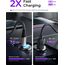 LISEN 2-Pack Zigarettenanzünder USB C Auto Ladegerät - 54W Metall PD&QC3.0 KFZ Ladegerat 12V USB Adapter Auto Schnelle Steckdose Auto Gadgets Accessories für iPhone 17 Pro Max Air 16 15, Smartphone