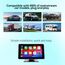 Haudio Carplay Display,für Wireless Carplay und Android Auto,HD Touchscreen Tragbarer CarPlay Bildschirm mit 1080P Rückfahrkamera|IPS Touchscreen|Bluetooth|Mirror Link|FM|AUX (7 Zoll)