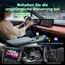LAMTTO Android Auto & CarPlay Wireless Adapter, Upgrade 2 in 1 von kabelgebunden auf Wireless Adapter Plug & Play, Mini & Stabil Type-C/USB iOS 10+ 5.8GHz Wi-Fi