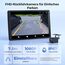 8'' Tragbares Carplay Display für Apple CarPlay & Android Auto, 1440x900 HD Display, Magnetische Halterung, OTA-Updates, Rückfahrkamera, Bluetooth, Sprachsteuerung, GPS-Navigation