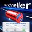 SYNCWIRE 90W Zigarettenanzünder USB C & USB Auto Adapter [PD 45W & QC 45W] Super Mini Ganzmetall KFZ Ladegerät USBC Schnellladung Kompatibel mit iPhone 15 14 13 12 Pro Max, Google Pixel 7/6, Samsung