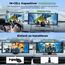 LAMTTO Wireless CarPlay Android Auto Display 10,25 Zoll In-Cell Touchscreen Car Play mit Dashcam 2.5K+1080P Sprachsteuerung Karten Navigation Bluetooth FM AUX Loop Aufnahme 64GB TF Karte