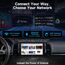 ATOTOZONE A5L 10.1 Zoll Android Doppel Din Radio, WiFi/Bluetooth/USB Tethering, Wireless CarPlay&Android Auto, 2G+32G Autoradio mit Bildschirm, Mirror Link, DSP/FM/AM/RDS/GPS, Sprachsteuerung