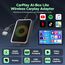 LAMTTO Wireless CarPlay AI-Box Adapter für Auto Streaming Netflix YouTube TikTok auf Autobildschirm Kompatibel mit OEM Wired CarPlay Autos und Touchscreen (2016-2020)