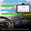 CarPlay Bildschirm, Wireless Android Auto Display mit Touchscreen, GPS Navigationsgeräte, Bluetooth Freisprecheinrichtung, MirrorLink, Tragbares Multimedia für Auto PKW LKW Wohnmobil (7 Zoll)