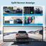 11 Zoll für Apple Carplay Display & Android Auto Display: Car Play Display mit GPS Navigation 4K Dashcam Rückfahrkamera Bluetooth Siri Sprachsteuerung IPS Touchscreen Mirror Link AUX FM 64G TF