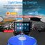 Carpuride W702 Pro Motorrad Carplay Bildschirm mit Gegensprechfunktion, Kabellos CarPlay und Android Auto, Tragbarem Wasserdichtem 7 Zoll Touchscreen, Verbessertem Dual Bluetooth, Navigation, Kompass.