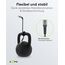 goobay 64806 Dual USB Port Auto Ladegerät USB Zigarettenanzünder Adapter 12V / 24V Kfz Mini USB Adapter Auto Ladestecker USB A Car Charger 15,5W inkl. 1m Micro USB Kabel, Schwarz