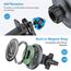Magnetisches Kabelloses Handyhalterung Ladegerät kompatibel mit MagSafe Autohalterung,Wireless Car Charger 360° Drehbar 36W Ladegerät für Phone 14/13/12 Serie Kann auf dem Dashboard eingefügt Werden