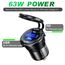 45W PD USB Steckdose 12v wasserdichte QC 3.0 12 Volt Metall USB einbau buchse mit Schalter,LED Voltmeter für Motorrad Wohnwagen Boot LKW MacBook iPhone Samsung