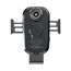 Auckly Handyhalterung Auto mit Ladefunktion, 【mit 48W-Steckdose&Sauger&Clip】 Qi 15W Fast Wireless Charger Auto Laden Automatischer Induktion Ladegerät Car für iPhone 12 13 14 15 16 Pro Max Mini Plus