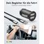 goobay 64804 Dual USB Port Auto Ladegerät USB Zigarettenanzünder Adapter 12V / 24V Kfz Mini USB Adapter Auto Ladestecker USB A Car Charger 15,5W inkl. 1m Lightning Kabel, Schwarz