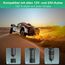5-in-1 Auto Ladegerät: Zigarettenanzünder Verteiler Adapter Splitter 12V USB C KFZ Stecker 2 Fach Steckdose 12 Volt DC 80W mit LED Voltmeter Schalter Dual USB für Handy GPS Dash Kamera Sitzheizung