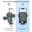MOKPR Handyhalterung Auto mit Ladefunktion, 15W Fast Wireless Charger Auto Halterung Induktives Laden Induktion Kfz Ladegerät für iPhone 17/16/15/14/13/12, Samsung Huawei Xiaomi(Schwarz)