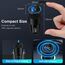 USB Zigarettenanzünder Adapter, 3.4A Schnell Kfz Ladekabel USB C Auto Ladegerät mit 1.2M Spiralkabel USBC für Samsung Galaxy S26 Ultra/S25 FE/S24/S23/S22/S21/A56 5G/A55/A54/A36/A17/A16,iPhone 17/16/15