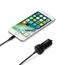 Amazon Basics - Kfz-Ladegerät mit Lightning-Anschluss, Spiral-Kabel, 5 V, 2,4 A, 0,45 m, Schwarz