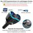 5-in-1 Auto Ladegerät: Zigarettenanzünder Verteiler Adapter Splitter 12V USB C KFZ Stecker 2 Fach Steckdose 12 Volt DC 80W mit LED Voltmeter Schalter Dual USB für Handy GPS Dash Kamera Sitzheizung