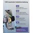 KPON 15W Qi Zertifiziert Handyhalterung Auto mit Ladefunktion,Induktive ladestation Auto,Handyhalterung Lüftung+Saugnapf für iPhone 17/16/15/14/13/12/11/X/Pro/Max/8 Plus/Mini/Samsung S25/S24/S23/S22
