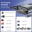 MAGJIEYX Einziehbares Auto Ladegerät, 4 in 1 Handy Autoladegerät Zigarettenanzünder mit 2 Typ-C-Kabel und USB-A/C-Anschluss,80W Schnellladegerät für iPhone16/15/14/13 Pro Max Plus,Galaxy, Autozubehör