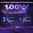 2Pack 100W Zigarettenanzünder USB C, RAMPOW 4in1 Einziehbares Auto Ladegerät, 65W USB-C Schnellladung, BMW Accessoires Car Auto Zubehör Innenraum mit MacBook, iPhone16e 15, Samsung, iPad-Mineralfarbe