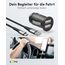 goobay 64806 Dual USB Port Auto Ladegerät USB Zigarettenanzünder Adapter 12V / 24V Kfz Mini USB Adapter Auto Ladestecker USB A Car Charger 15,5W inkl. 1m Micro USB Kabel, Schwarz