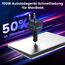 2Pack 100W Zigarettenanzünder USB C, RAMPOW 4in1 Einziehbares Auto Ladegerät, 65W USB-C Schnellladung, BMW Accessoires Car Auto Zubehör Innenraum mit MacBook, iPhone16e 15, Samsung, iPad-Mineralfarbe