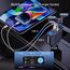 OHLPRO 5 in1 Zigarettenanzünder USB C Einziehbares Auto Ladegerät, Handy Autoladegerät 100W 12V USB Adapter Auto Schnellladegerät KFZ Stecker Splitter Kompatibel mit Handy iPhone iPad Samsung, Schwarz