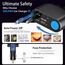 OHLPRO 5 in1 Zigarettenanzünder USB C Einziehbares Auto Ladegerät, Handy Autoladegerät 100W 12V USB Adapter Auto Schnellladegerät KFZ Stecker Splitter Kompatibel mit Handy iPhone iPad Samsung, Schwarz