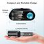 OHLPRO 5 in1 Zigarettenanzünder USB C Einziehbares Auto Ladegerät, Handy Autoladegerät 100W 12V USB Adapter Auto Schnellladegerät KFZ Stecker Splitter Kompatibel mit Handy iPhone iPad Samsung, Gray