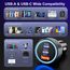 Zigarettenanzünder USB C Auto Ladegerät Adapter, 65W 3 Port Car Charger 12V USB Adapter Auto Steckdose KFZ Ladegerät USB C PD & QC3.0 Schnellladung für iPhone Samsung Telefon Autogeräte