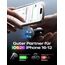 LISEN 90W Zigarettenanzünder USB C【Anti-Biegen Ladekabel C-C & C-Lightning Hafen】 Adapter 12v Dualer PD45W KFZ Ladegerät USB C Auto Adapterl für iPhone 16 14/15 Pro Max Google Pixel Galaxy S25/S24
