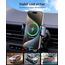 KPON 15W Qi Zertifiziert Handyhalterung Auto mit Ladefunktion,Induktive ladestation Auto,Handyhalterung Lüftung+Saugnapf für iPhone 17/16/15/14/13/12/11/X/Pro/Max/8 Plus/Mini/Samsung S25/S24/S23/S22