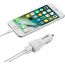 Amazon Basics 30W USB Car Charger, 1 USB-C (18W) Cable with Power Delivery and USB-A (12W) Port - Black