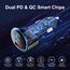 Zigarettenanzünder USB, 3-Port 65W USB C Autoladegerät PD/QC3.0 Schnellladegerät Auto Ladegerät 12V USB Adapter Auto Zigarettenanzünder Adapter für iPhone 16/15/14/13 Pro Max, Samsung Galaxy S25/S24