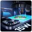 Auckly Handyhalterung Auto mit Ladefunktion, 【mit 60W Autoanschluss】 Qi 15W Fast Wireless Charger Auto Induktives Automatischer für iPhone 12/13/14/15/16 Pro Max Mini Plus & Samsung Galazy S23 etc