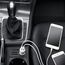 Amazon Basics 30W USB Car Charger, 1 USB-C (18W) Cable with Power Delivery and USB-A (12W) Port - Black