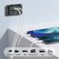 78W 12V USB Steckdose Aufputz Leichtgewicht Dualer PD 30W und QC 3.0 18W Auto USB Anschluss, 12 Volt U-S-B Zigarettenanzünder Ersatz-Ladegerät Panel mit Knopfschalter für Bus Schifffahrt Motorrad
