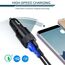 Zigarettenanzünder USB Ladegerät, AILKIN 3.4A 2-Port USB Kfz Ladegerät Auto Ladeadapter mit USBC Ladekabel für Samsung Galaxy S26 Ultra/S25 FE/S24/S23/S22/S21/A56/A55/A36/A35/A17, iPhone 17 Pro/16/15