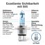 Bosch H4 Plus 200 Gigalight Halogen-Glühlampe für Auto-Scheinwerfer, 12 V 60/55 W, 200% mehr Licht - Lampensockel Typ P43t - 2er-Pack Ersatz-Scheinwerferlampen