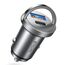 Lamicall 45W Zigarettenanzünder USB C Auto Ladegerät - [Super Mini Ganzmetall] 24V/12V USB Adapter Auto mit 45W USB C&USB A Schnellladegerät, PD&QC3.0 KFZ Autoladegerät für iPhone 17/16/15, Samsung