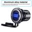 12V USB Steckdose Auto Ladegerät mit Schalter,KFZ-Ladegerät Stecker 24V 12 Volt Quick Charge 3.0 Metall Wasserdicht Zigarettenanzünder Adapter USB Dose Einbaubuchse für Motorrad,Wohnwagen,Boot,LKW