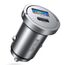 Lamicall 45W Zigarettenanzünder USB C Auto Ladegerät - [SUPER MINI] 24V/12V USB Adapter Auto mit 45W USB C&USB A, PD&QC 3.0 KFZ Autoladegerät für iPhone 17/16/15/14, Samsung S25