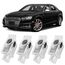 4 Stück Autotür Licht Projektor Logo Audi Türbeleuchtung für A1/A3/A4/A5/A6/A7/A8/Q2/Q3/Q5/Q7/Q8/TT/R8, Türprojektoren Einstiegsbeleuchtung Unterbodenbeleuchtung Auto Zubehör